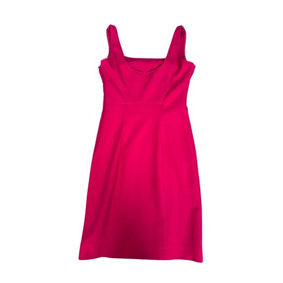 Diane von Furstenberg Myla Bodycon Dress Dragon Fruit Pink Tank Knee Length Sz 2 - Picture 3 of 12